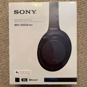 SONY WH-1000XM3 Noise Cancelling Headphones
